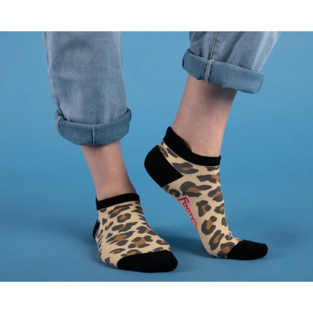 Leopard Print Ankle Socks